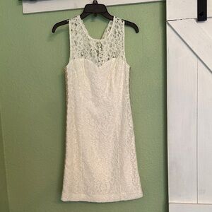 Lilly Pulitzer Ivory Lace Sleeveless Shift Dress